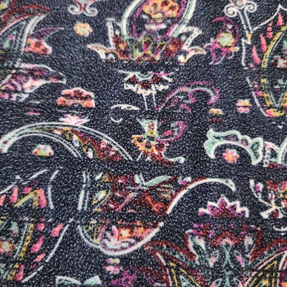 Sweetlegs Heirloom navy print leggings One Size - Picture 3 of 7